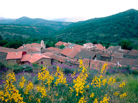 Panorámica del municipio de La Hiruela